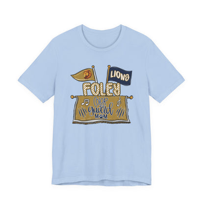 Adult Lions Color Guard Mom Tee - Bella Canvas
