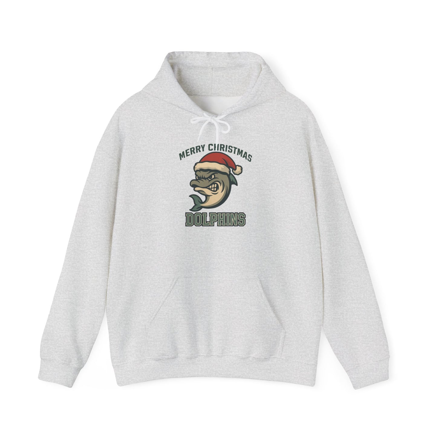 Merry Christmas Dolphin Hoodie - Gildan