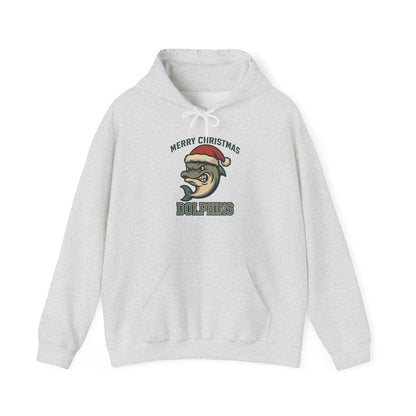 Merry Christmas Dolphin Hoodie - Gildan