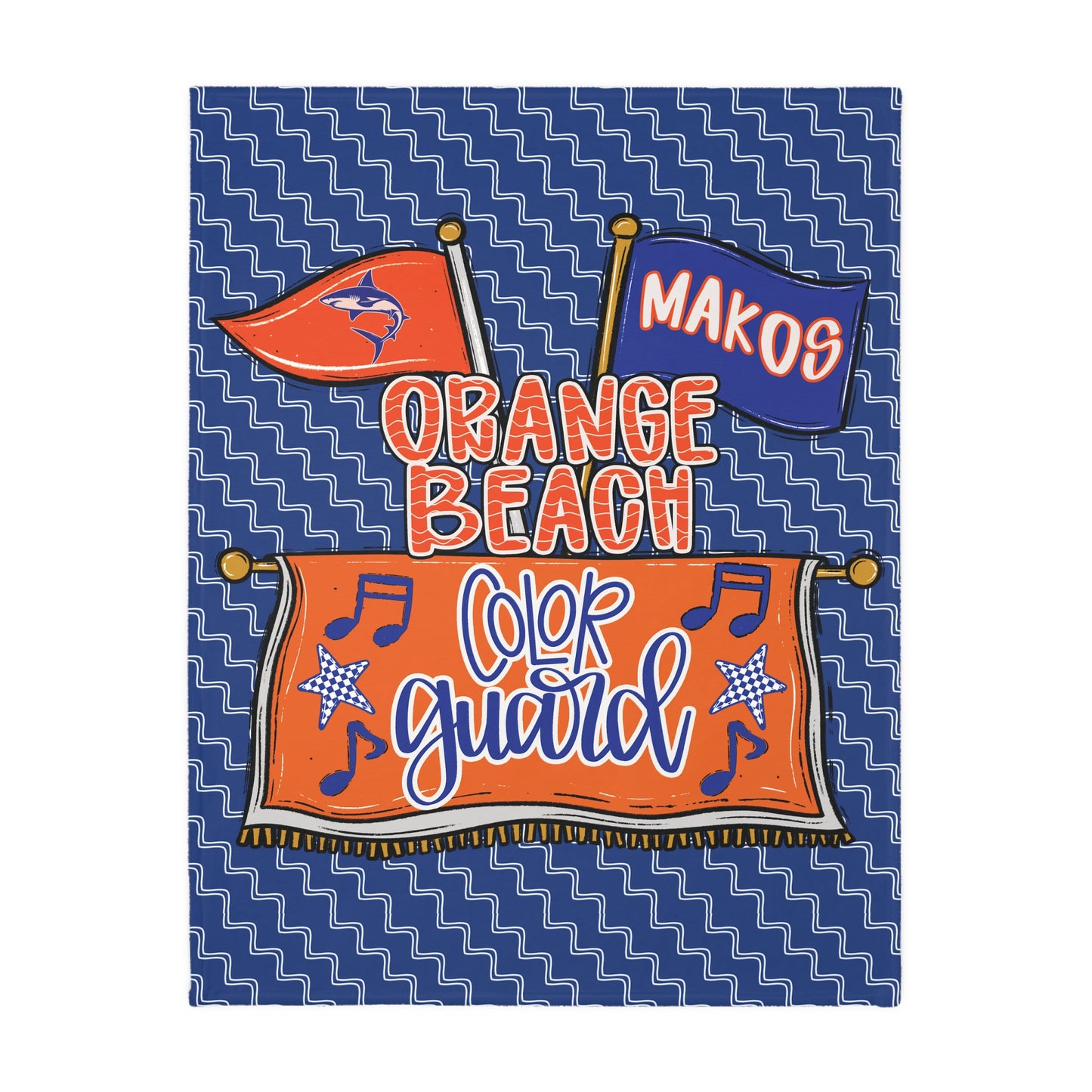 Makos Color Guard Plush Blanket