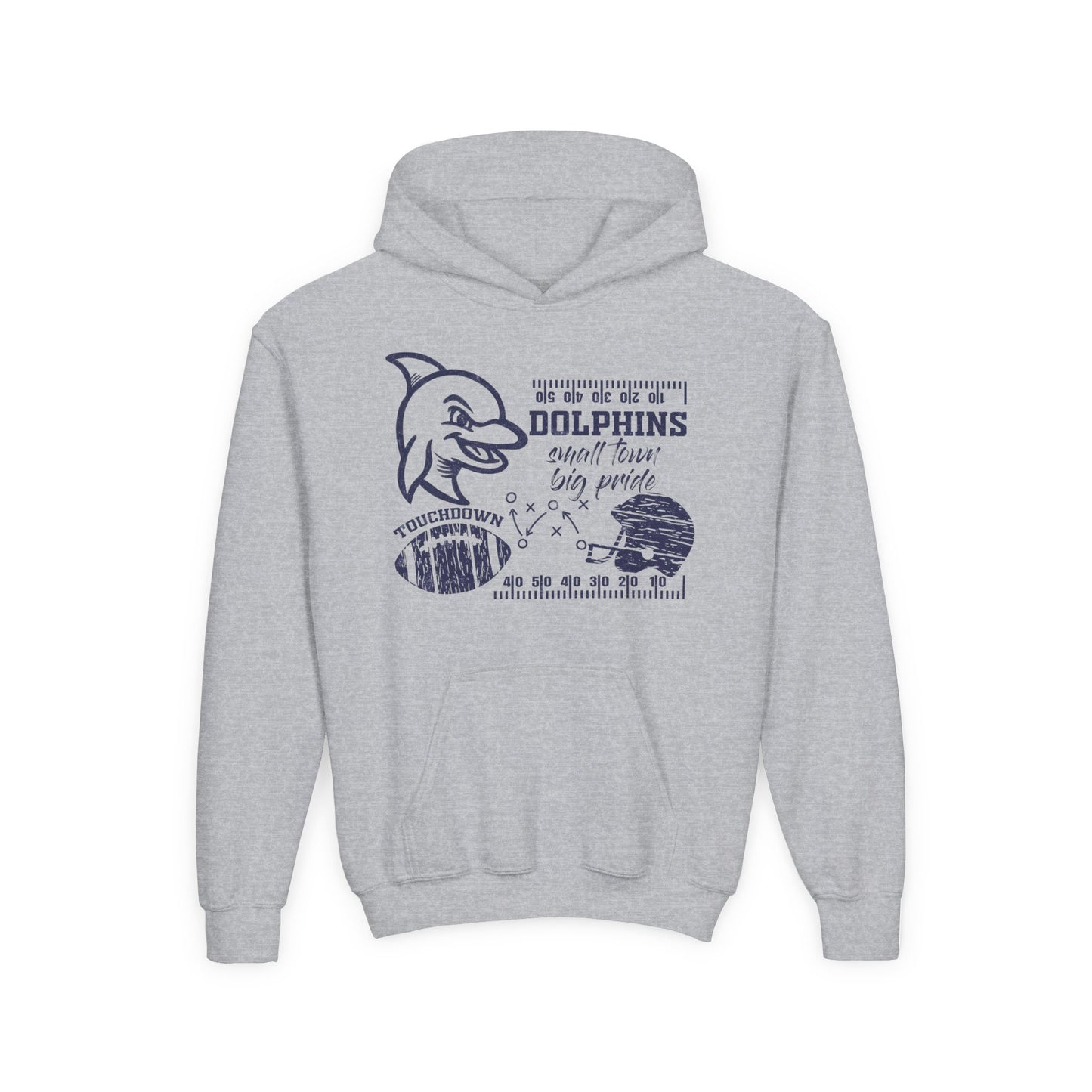 Youth Dolphin Fleece Hoodie -Gildan