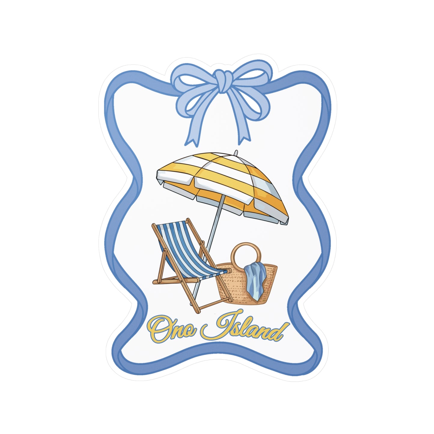 Beachy Ono Island Vinyl Decals