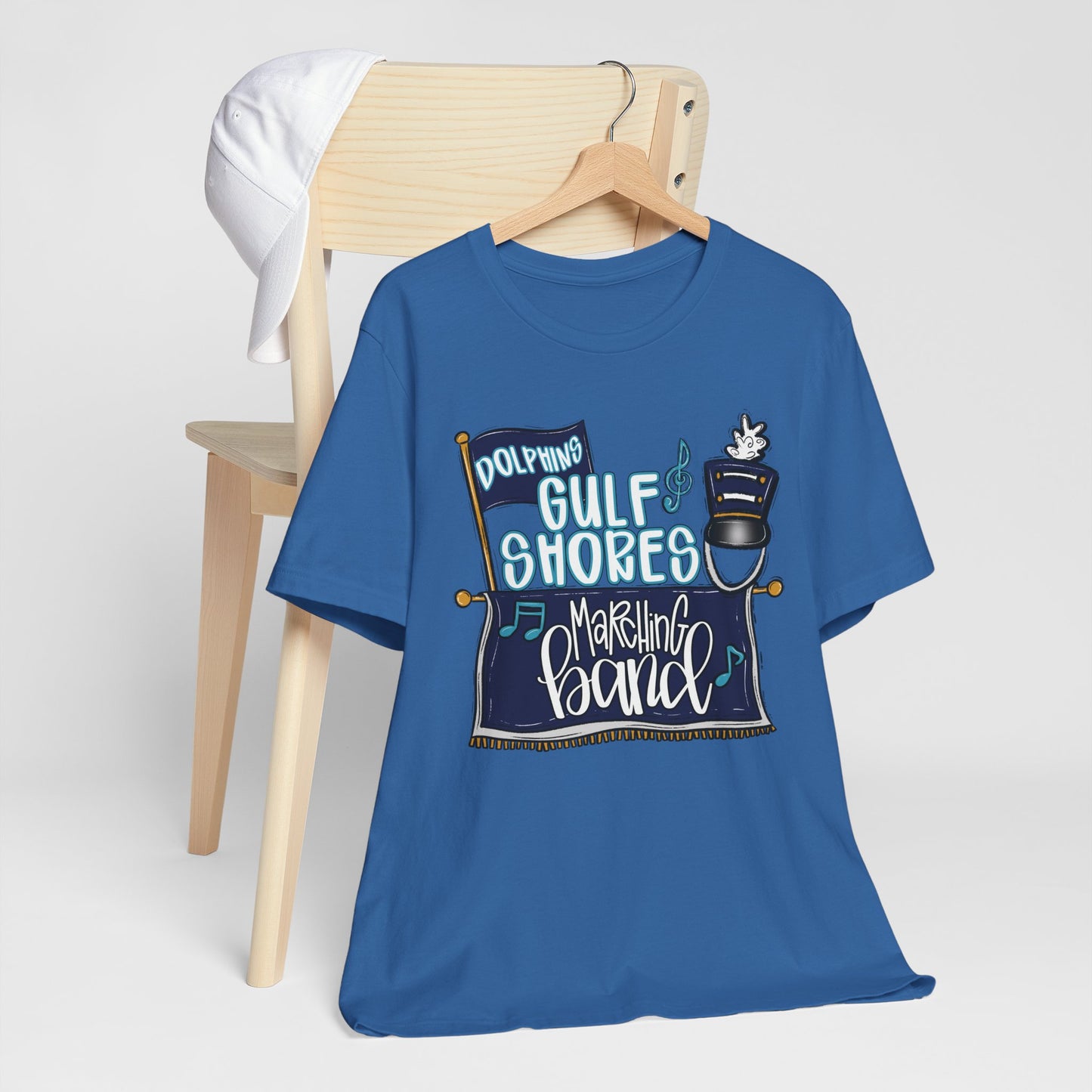 Adult Gulf Shores Band Tee - Bella Canvas