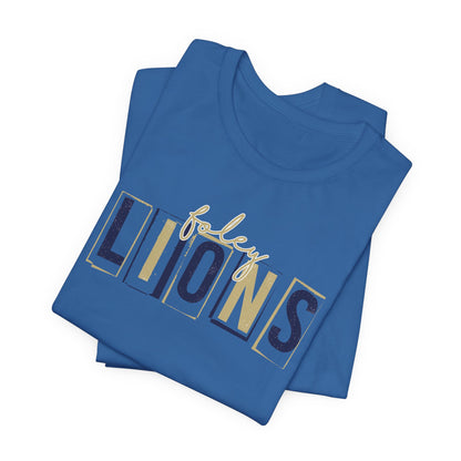 Foley Lions Boxy Tee - Bella Canvas