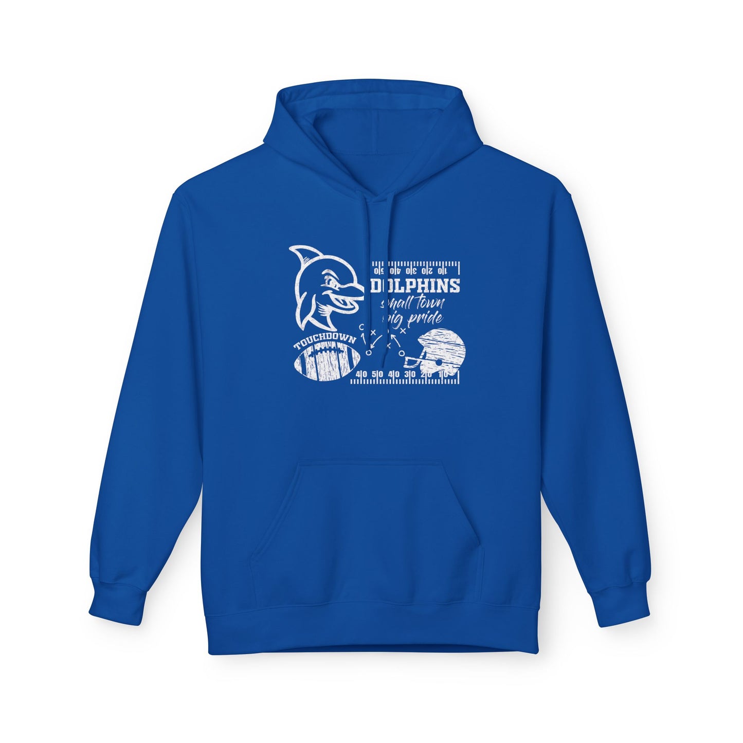 Dolphin Football Hoodie - Gildan