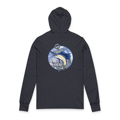 Adult Ono Salty Soul Hooded Long Sleeve Tee -Bella Canvas