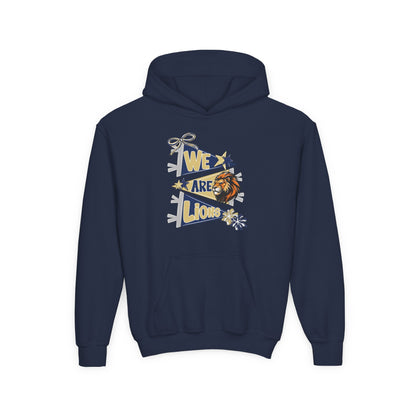 Youth We Are Lions Pennant Hoodie
