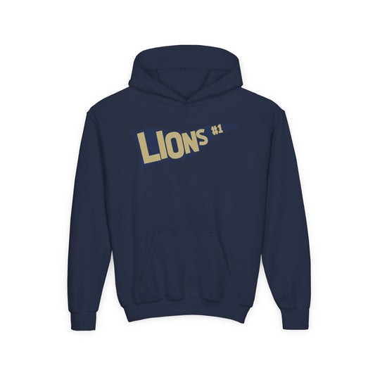 Youth Lions Pennant Hoodie