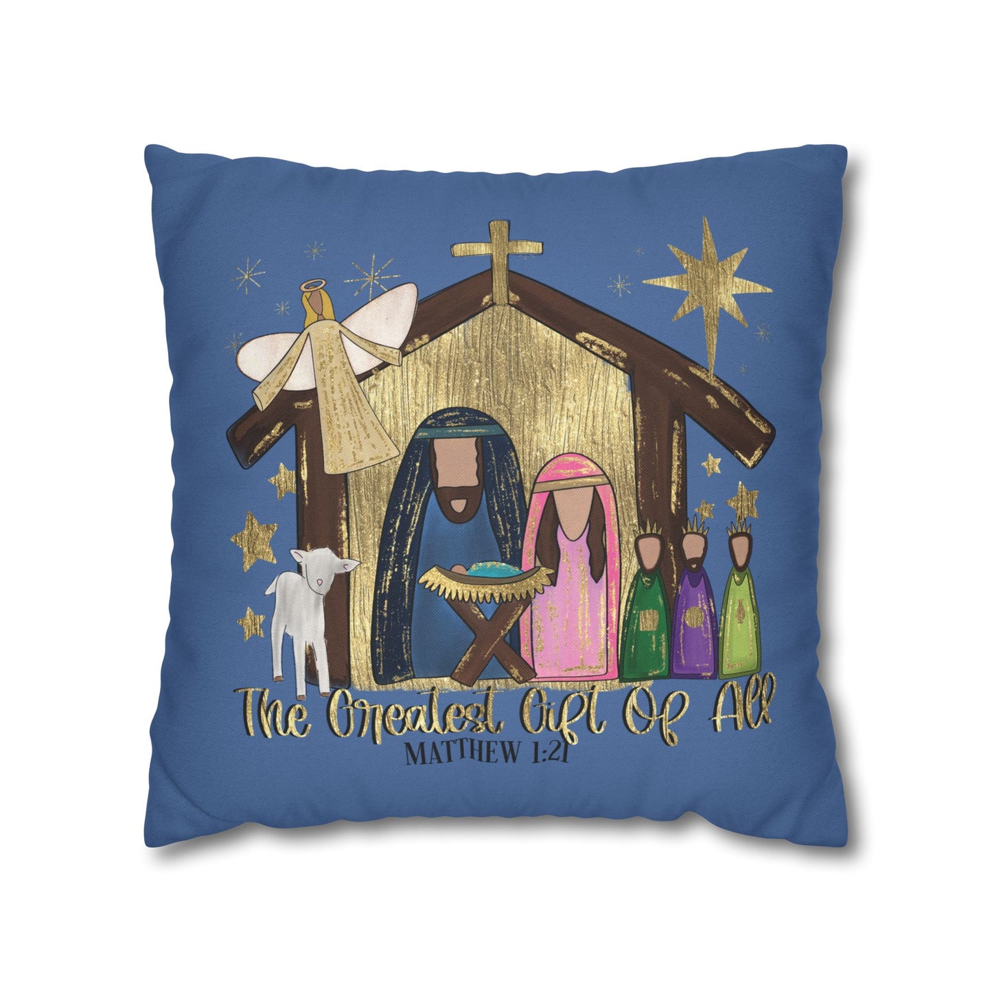 Nativity "The Greatest Gift of All" Pillowcase