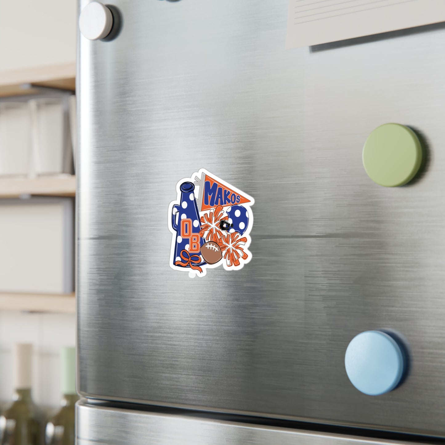 Makos Football Spirit Vinyl Decals