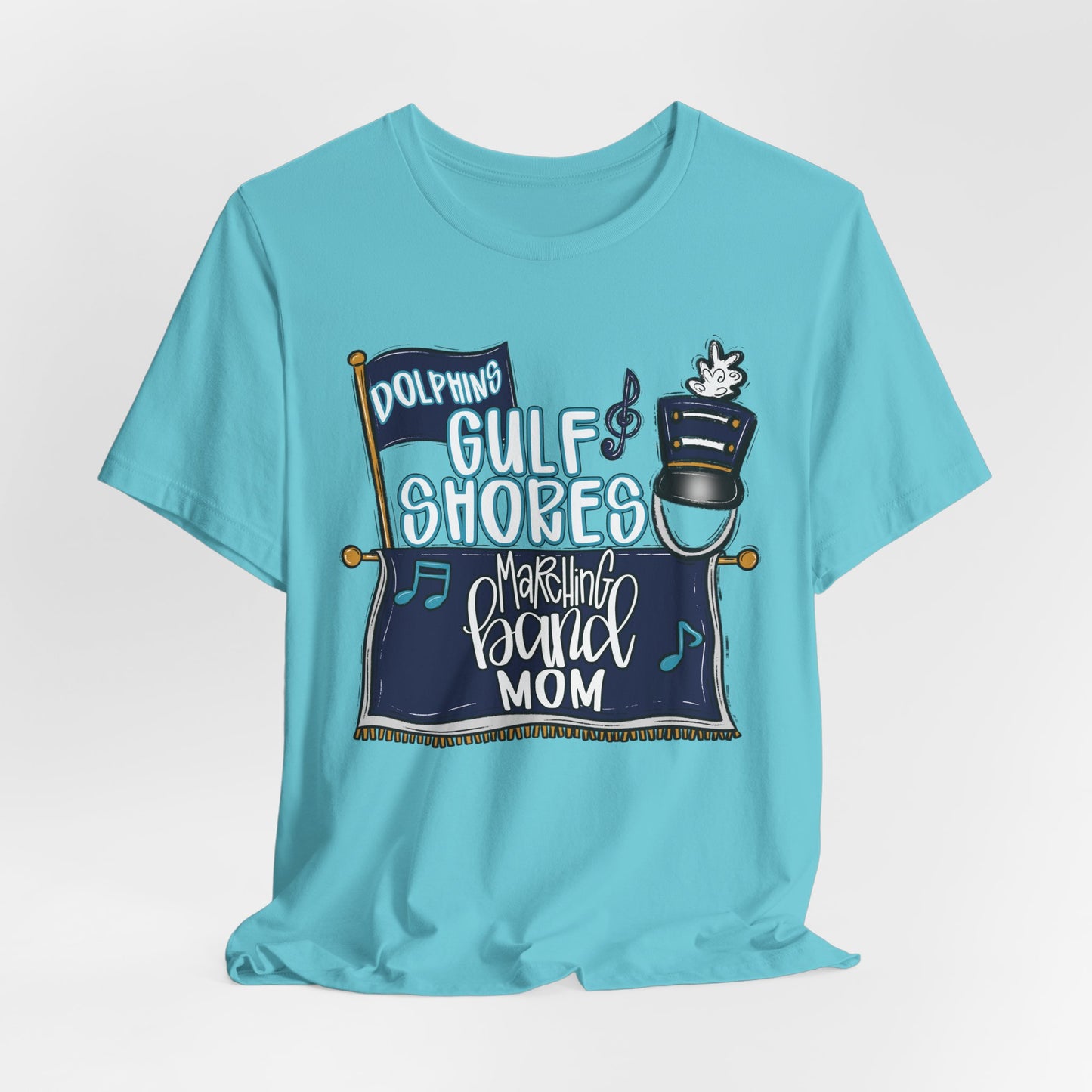 Adult Gulf Shores Band Mom Tee - Bella Canvas