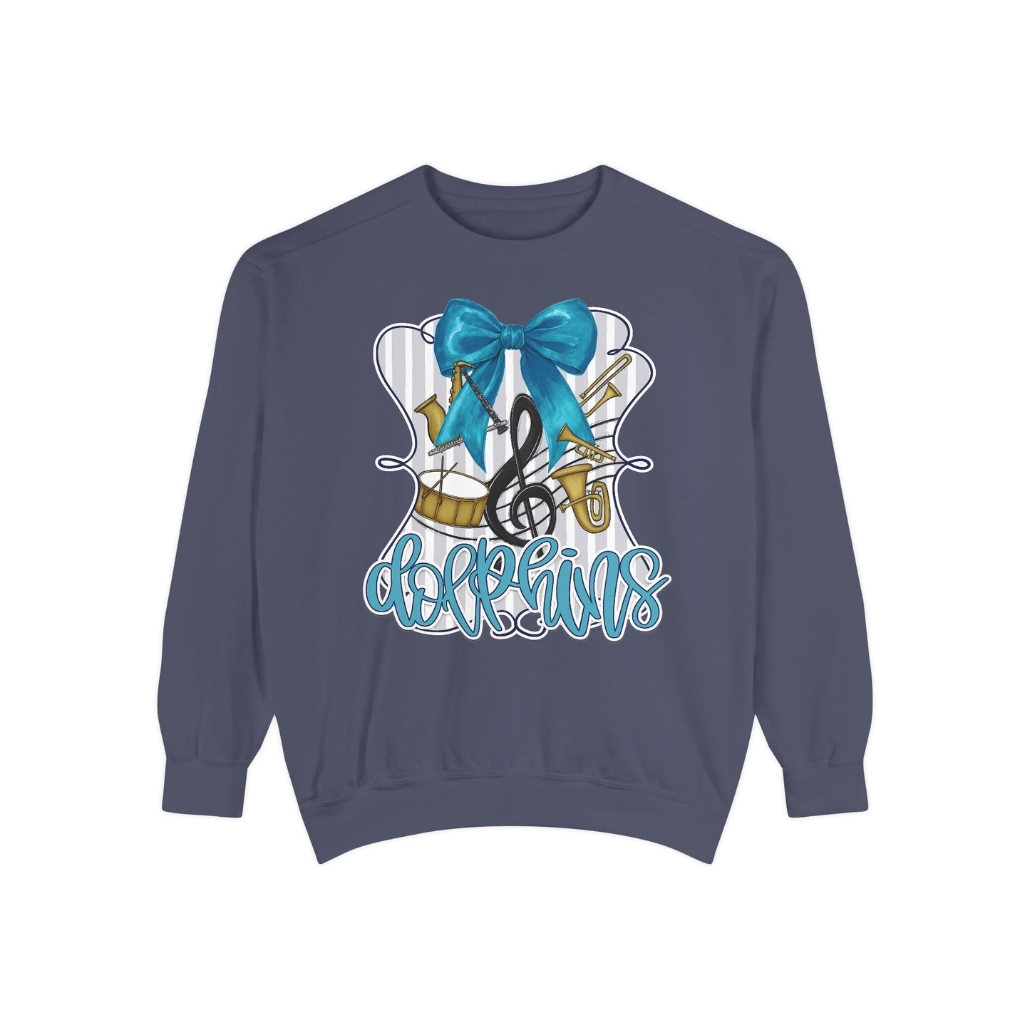Adult Dolphins Band Sweatshirt - Comfort Colors