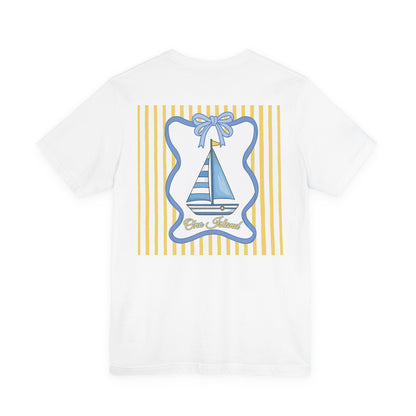 Adult Coquette Sailboat Tee - Bella Canvas