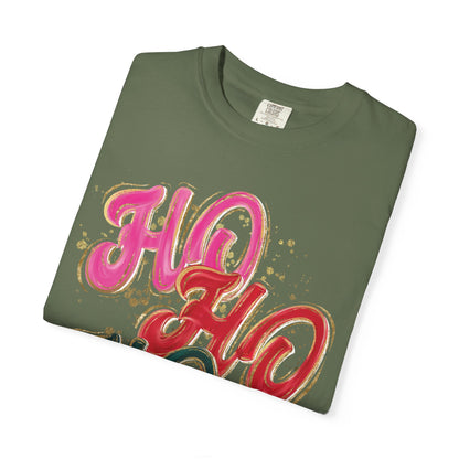 Ho Ho Ho Christmas Tee- Comfort Colors