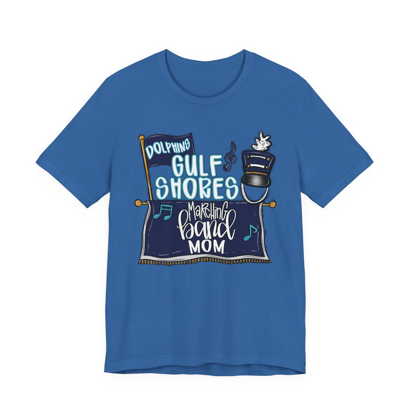 Adult Gulf Shores Band Mom Tee - Bella Canvas
