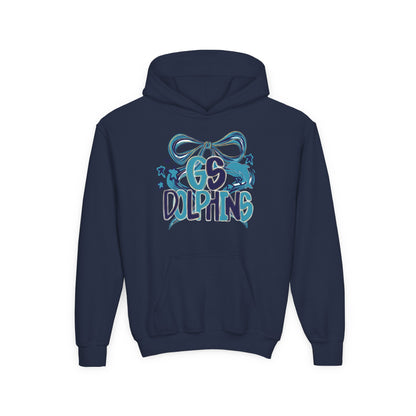 GS Dolphins Youth Hoodie - Gildan