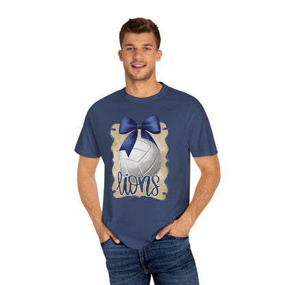 Adult Foley Lions Volleyball Tee - Comfort Colors