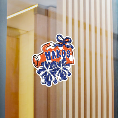 Makos Cheerleading Vinyl Decals