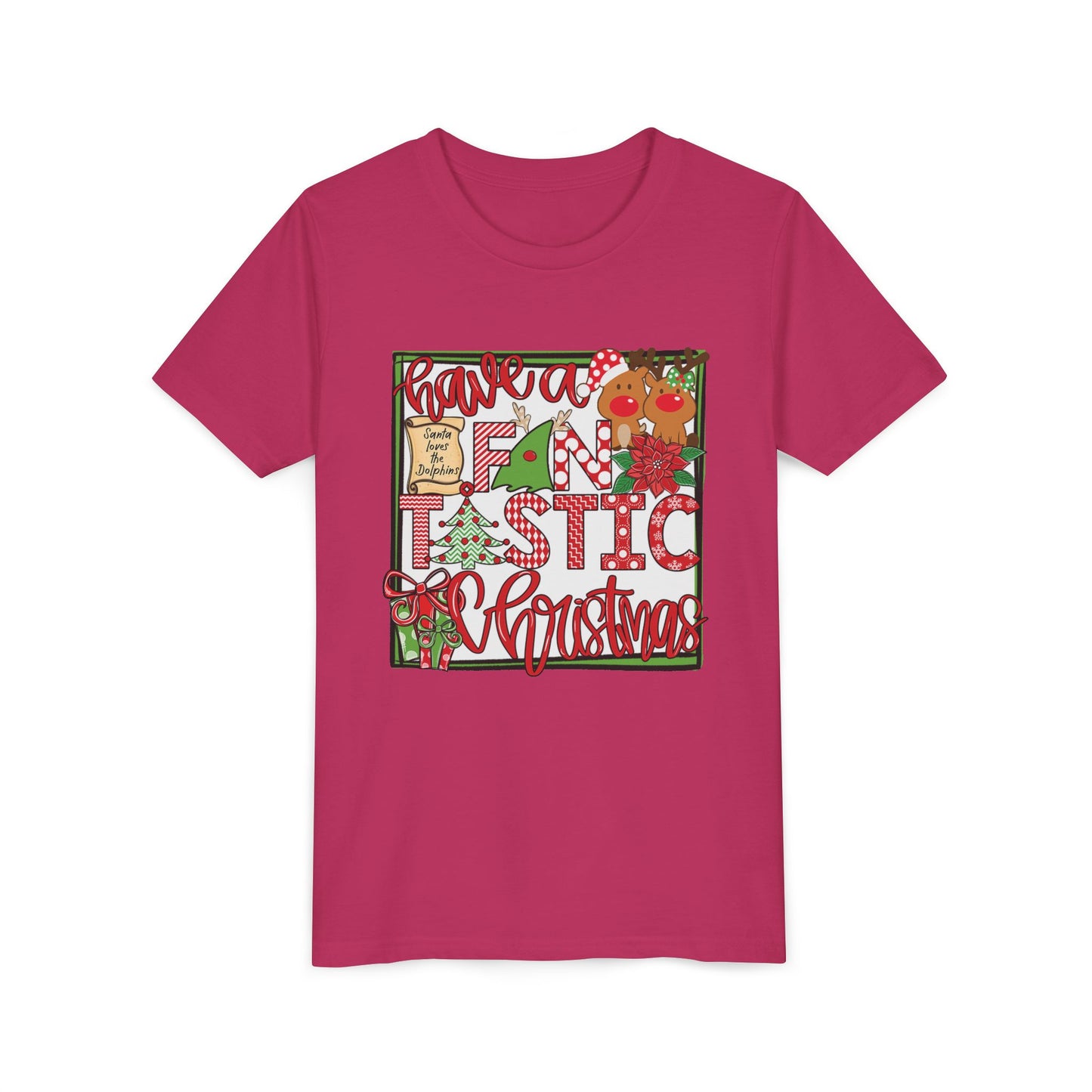 Dolphins Fintastic Tee - Bella Canvas