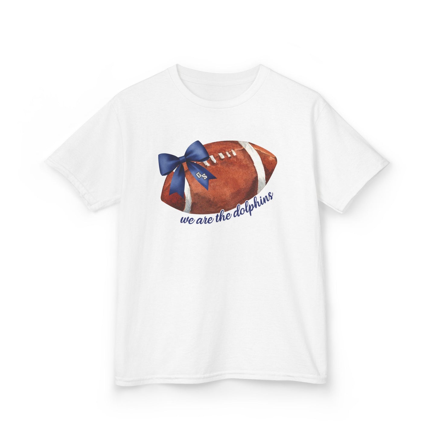 YOUTH GS Bow We Are The Dolphins Football