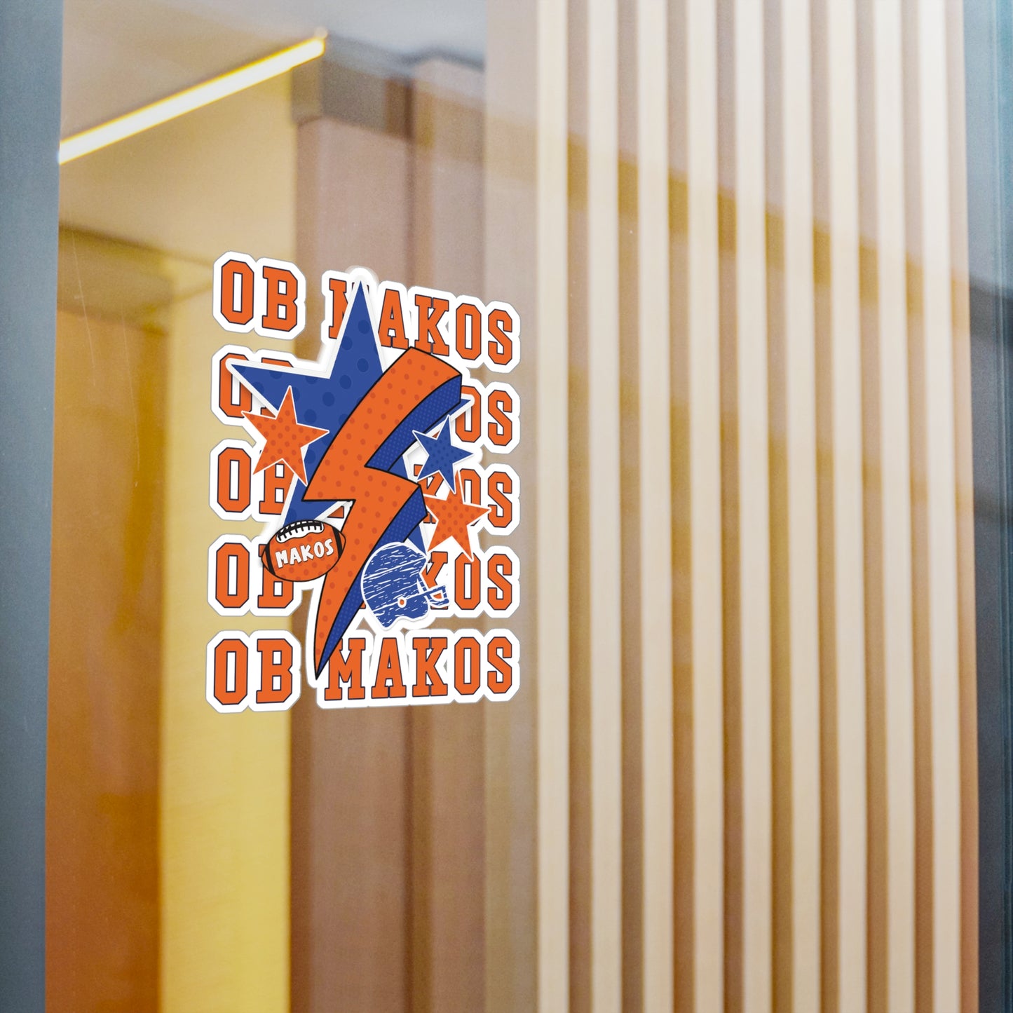 Makos Football Spirit Vinyl Decals