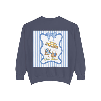 Adult Coquette Beachy Ono Island Sweatshirt - Comfort Colors