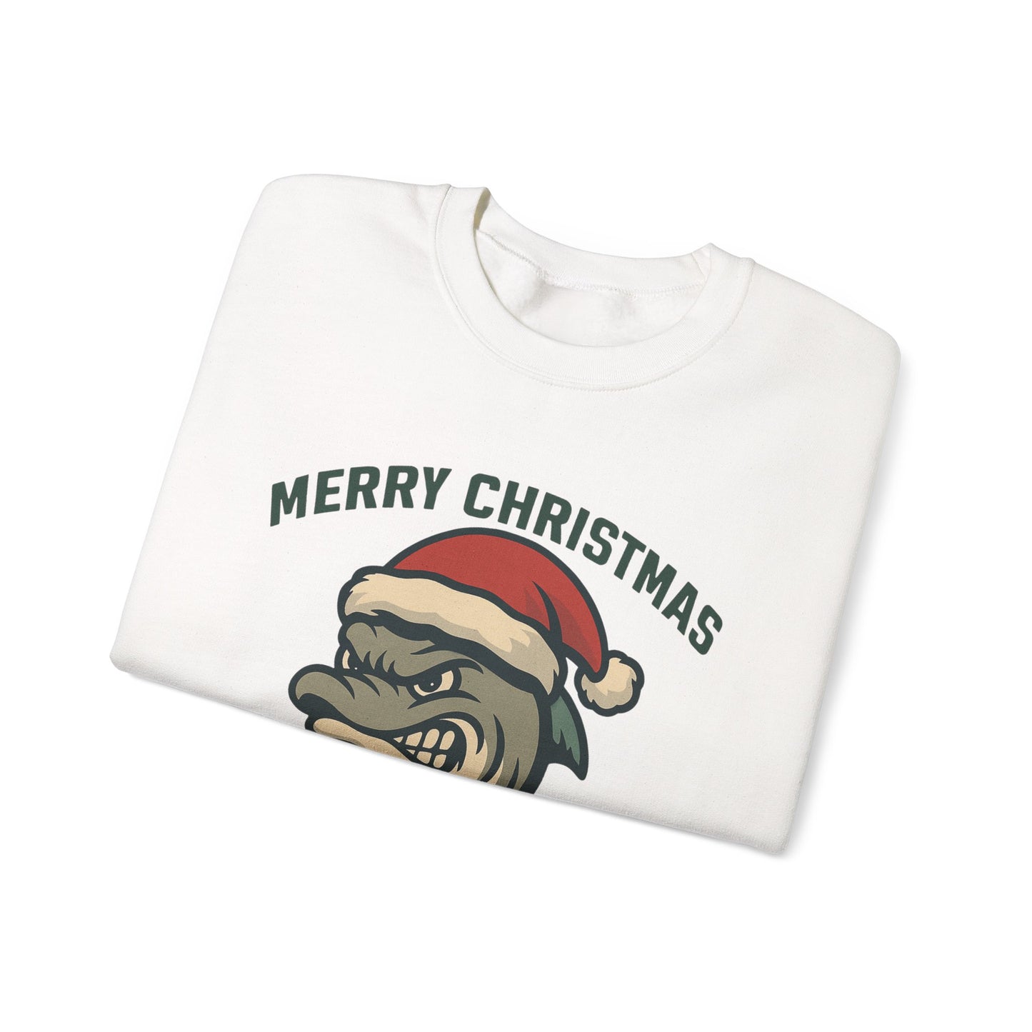 Merry Christmas Dolphins Sweatshirt - Gildan