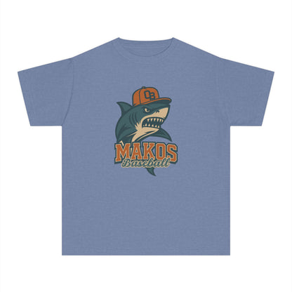 Makos Youth Baseball Tee - Comfort Colors