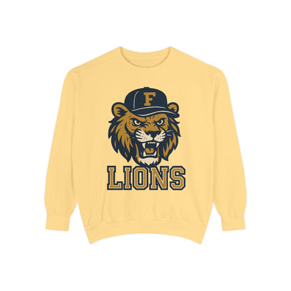 Adult Retro Roaring Lions Sweatshirt - Comfort Colors