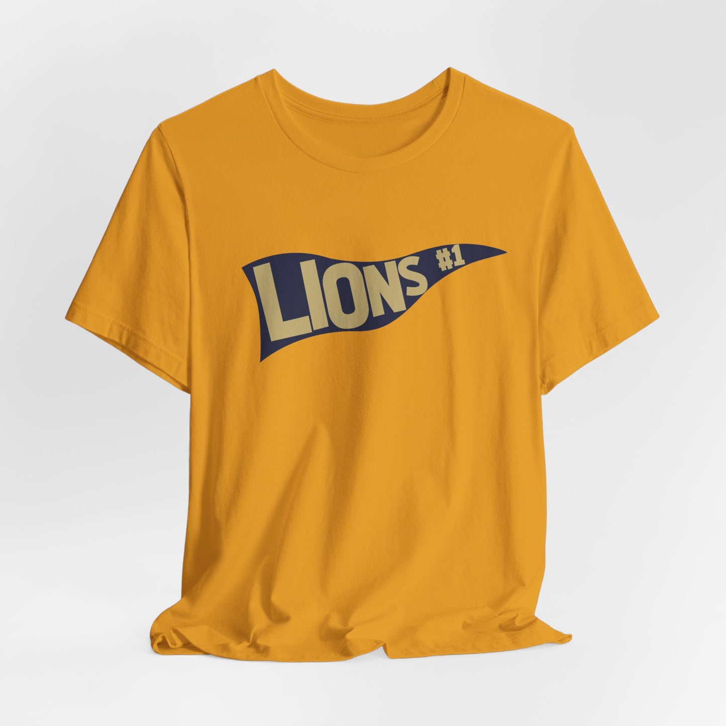 Adult #1 Lions Unisex Jersey Tee - Bella Canvas