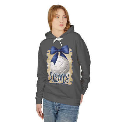 Adult Foley Lions Volleyball Hoodie – Comfort Colors