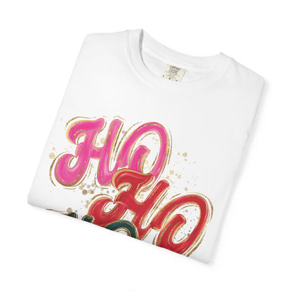 Ho Ho Ho Christmas Tee- Comfort Colors