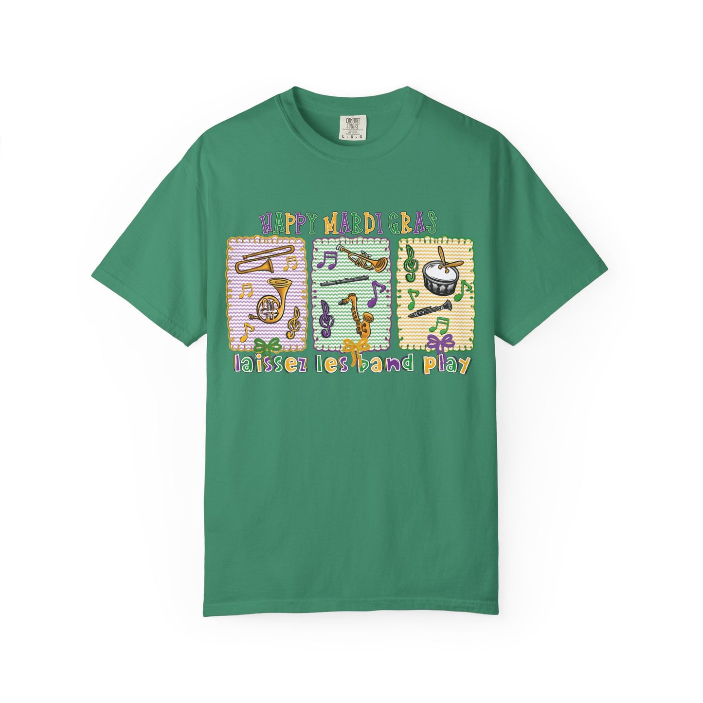 Happy Mardi Gras Jazz T-Shirt — Let the Good Times Roll Shirt