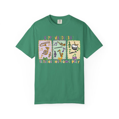 Happy Mardi Gras Jazz T-Shirt — Let the Good Times Roll Shirt