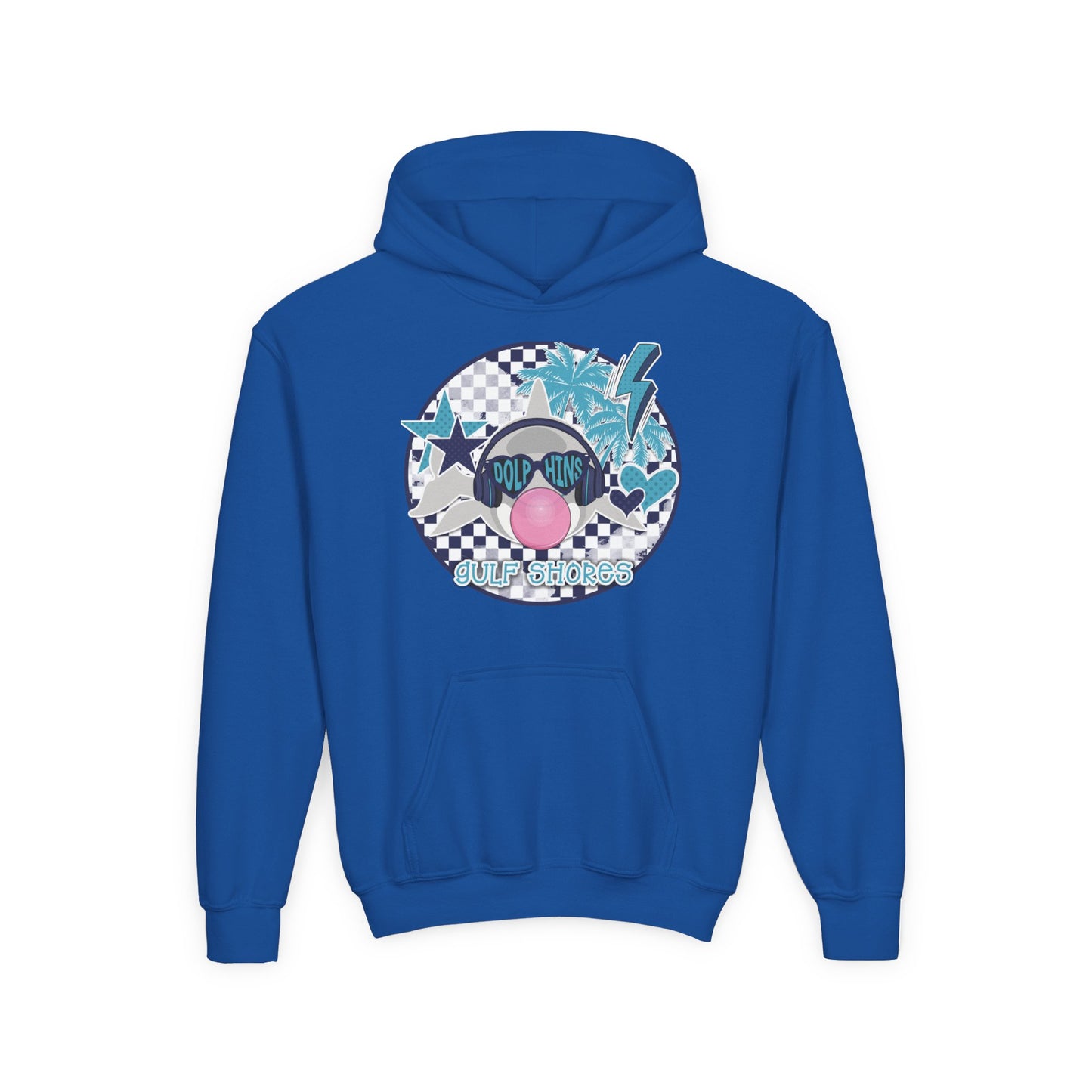Youth We're Poppin Dolphins Hoodie