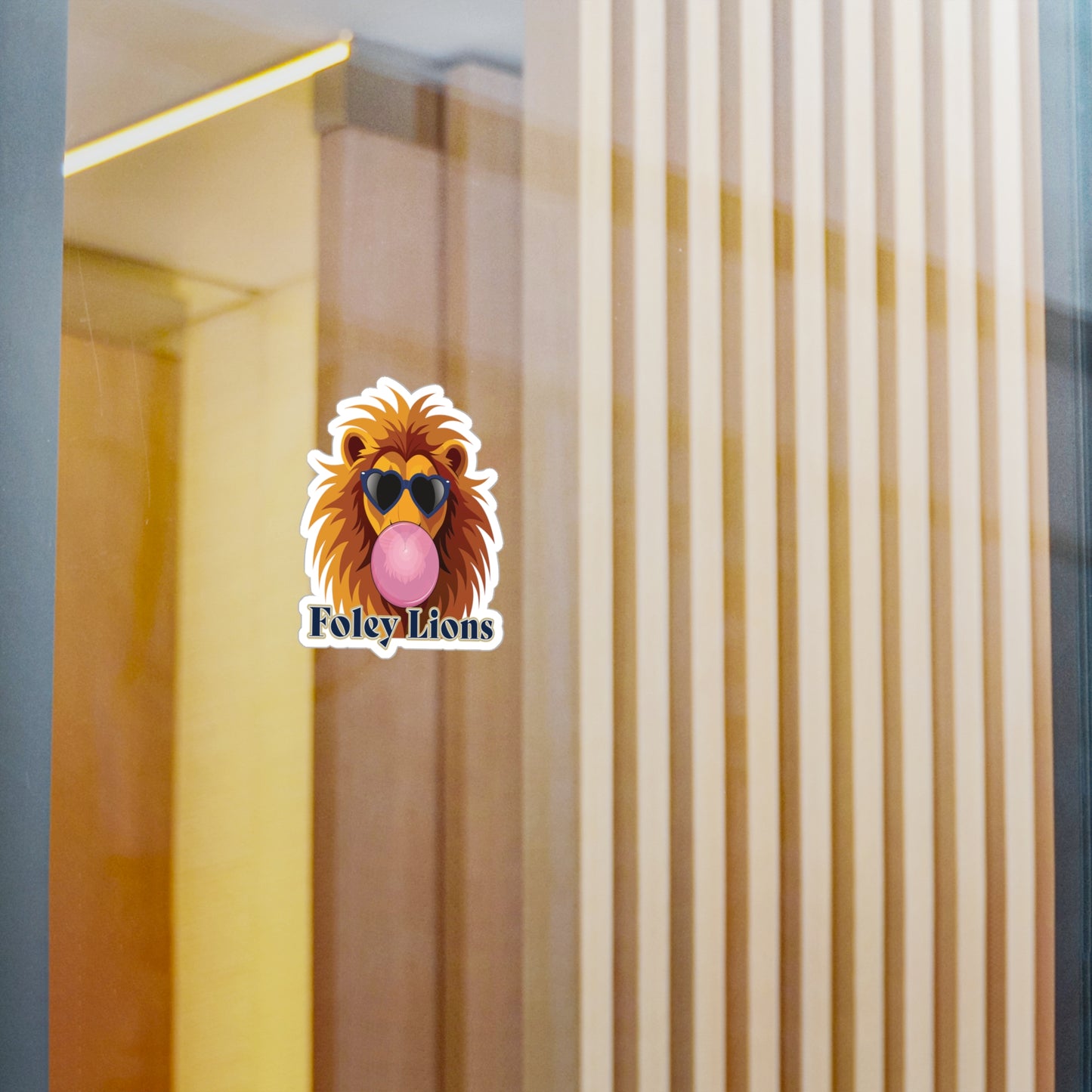 Fun Lion Bubblegum Kiss-Cut Vinyl Decals