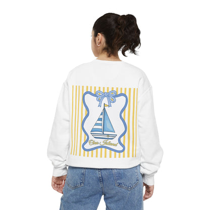 Adult Coquette Sailboat Sweatshirt - Comfort Colors