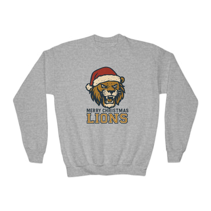 Merry Christmas Lions Sweatshirt - Gildan
