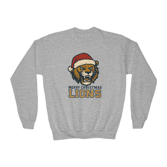 Merry Christmas Lions Sweatshirt - Gildan
