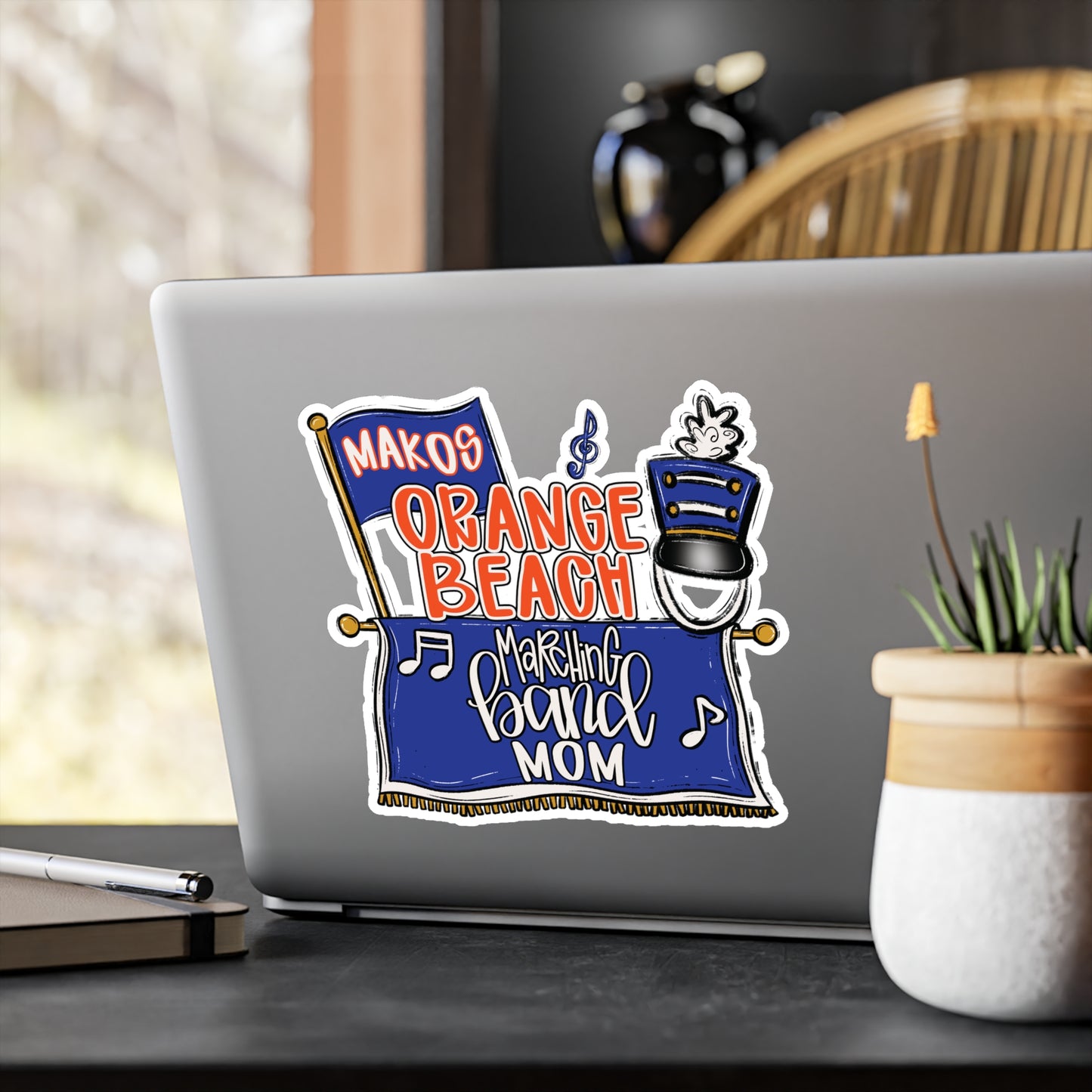 Marching Band Mom Vinyl Decals