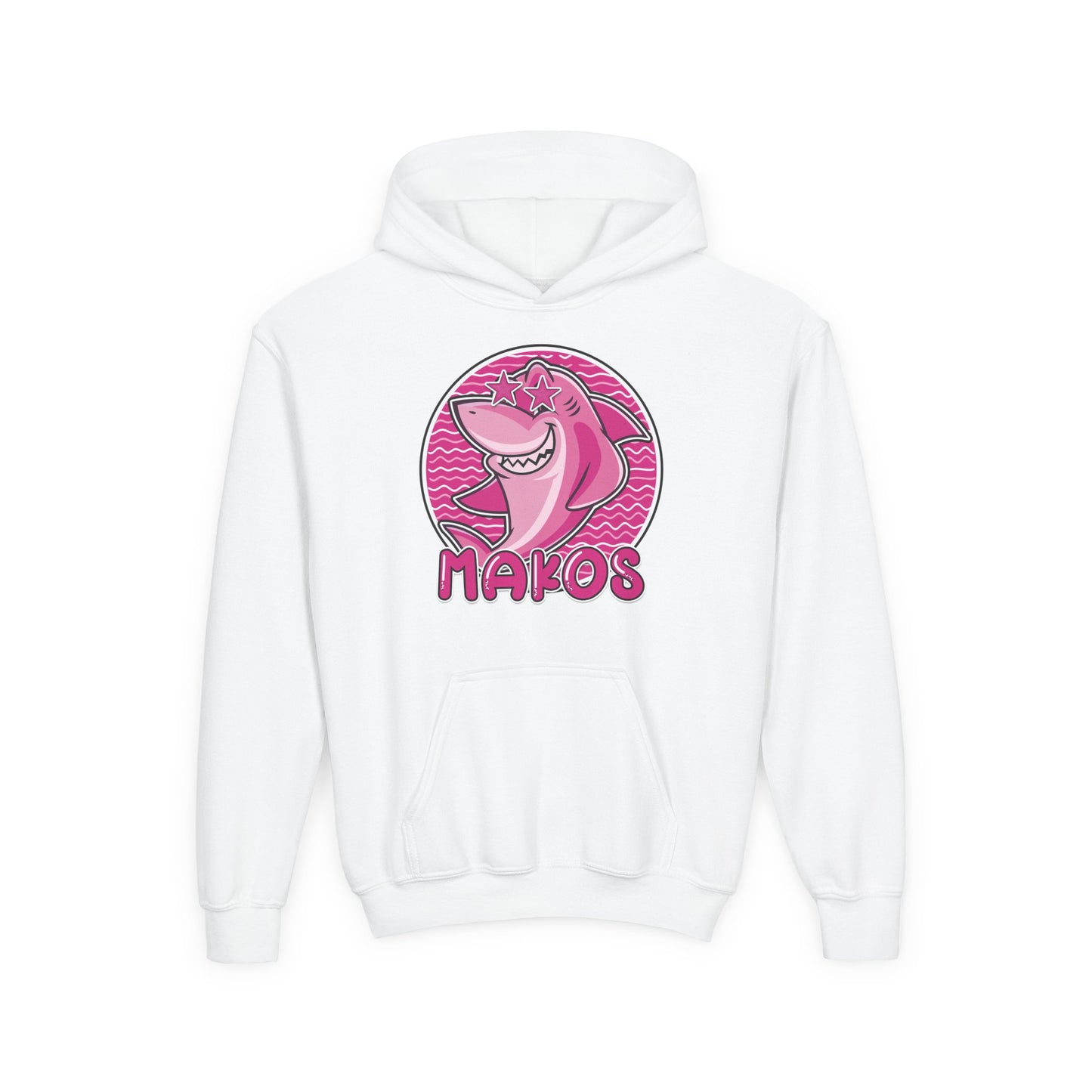 Youth Preppy Shark Hoodie