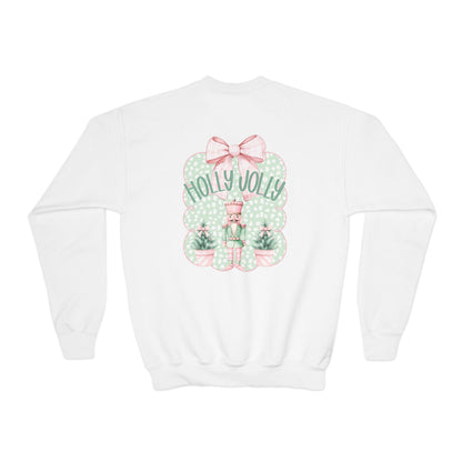 Youth Holly Jolly Nutcracker Sweatshirt - Gildan