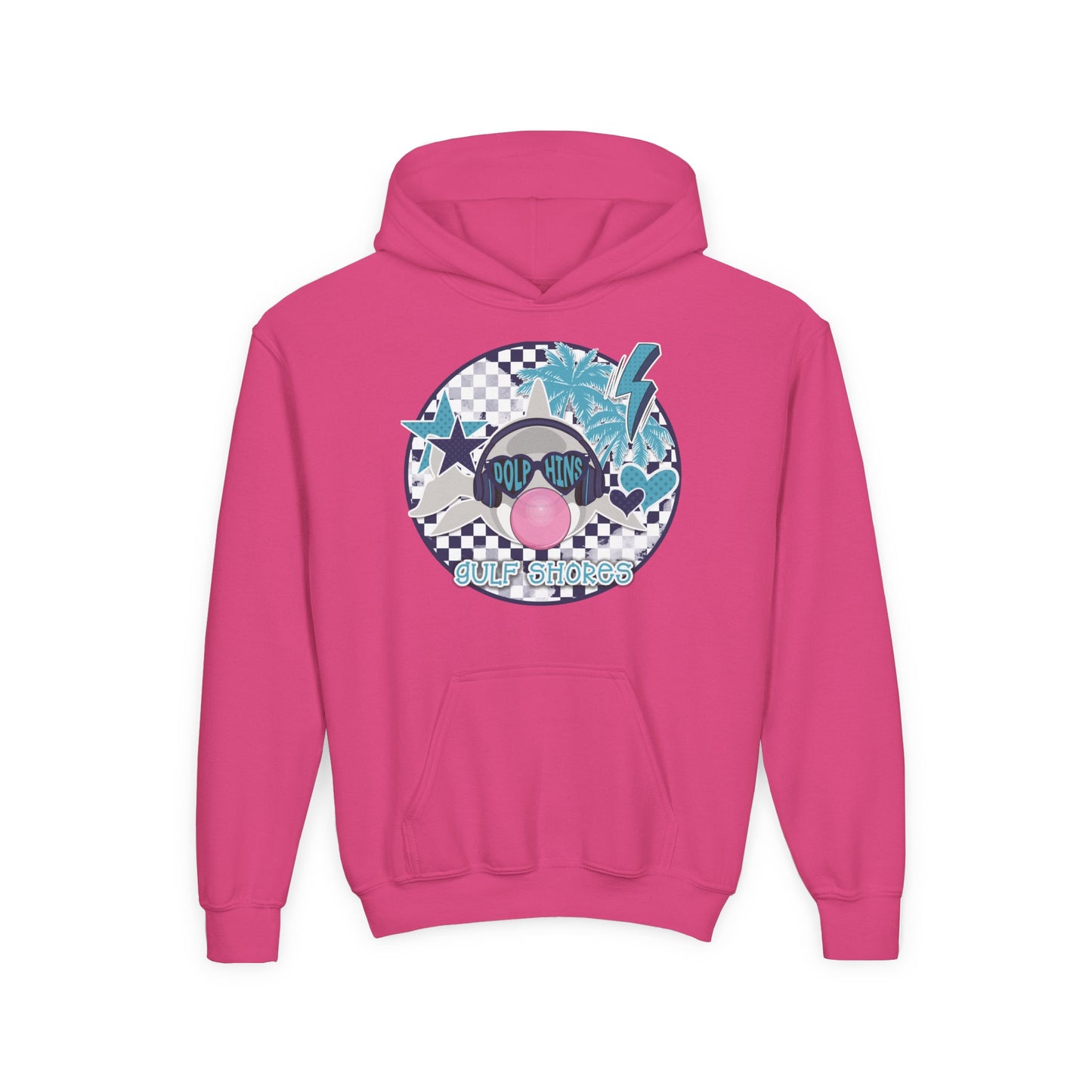 Youth We're Poppin Dolphins Hoodie