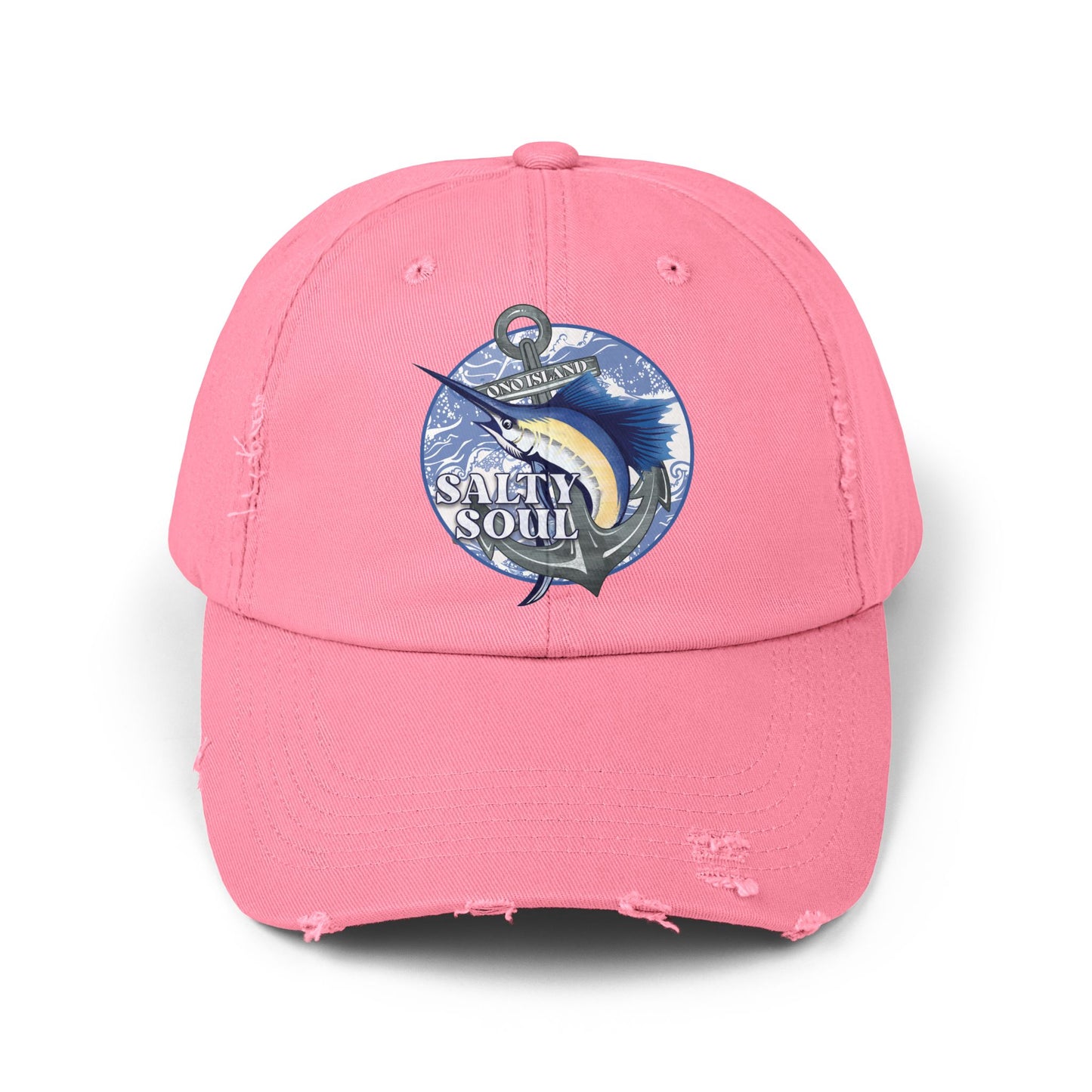Salty Soul Ono Island Distressed Cap