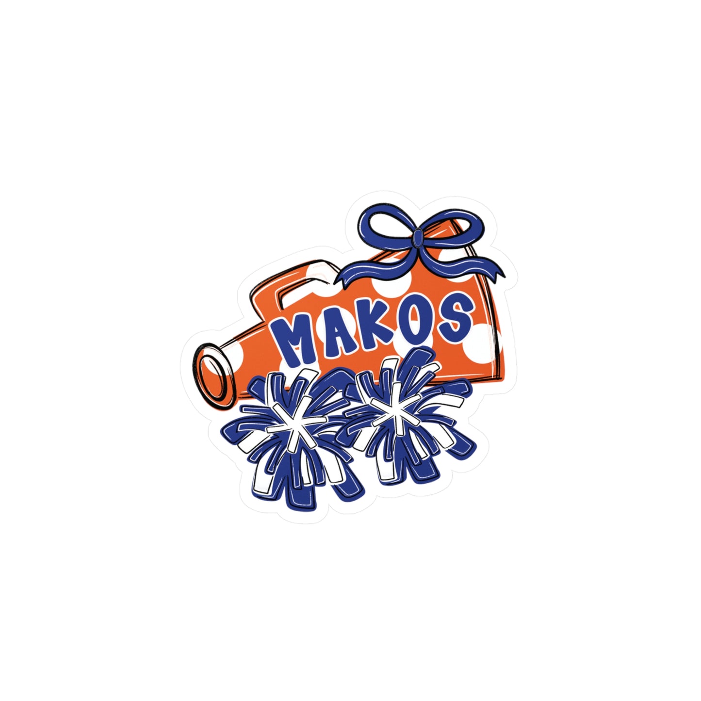 Makos Cheerleading Vinyl Decals