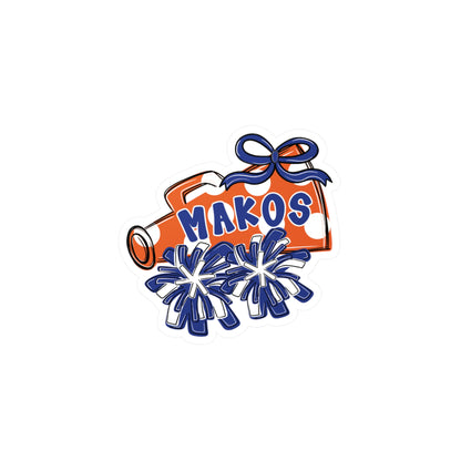 Makos Cheerleading Vinyl Decals