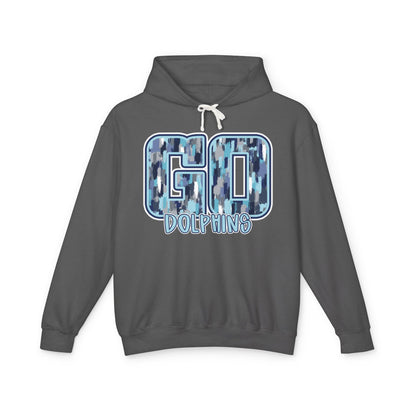 Adult Go Dolphins Hoodie - Comfort Colors