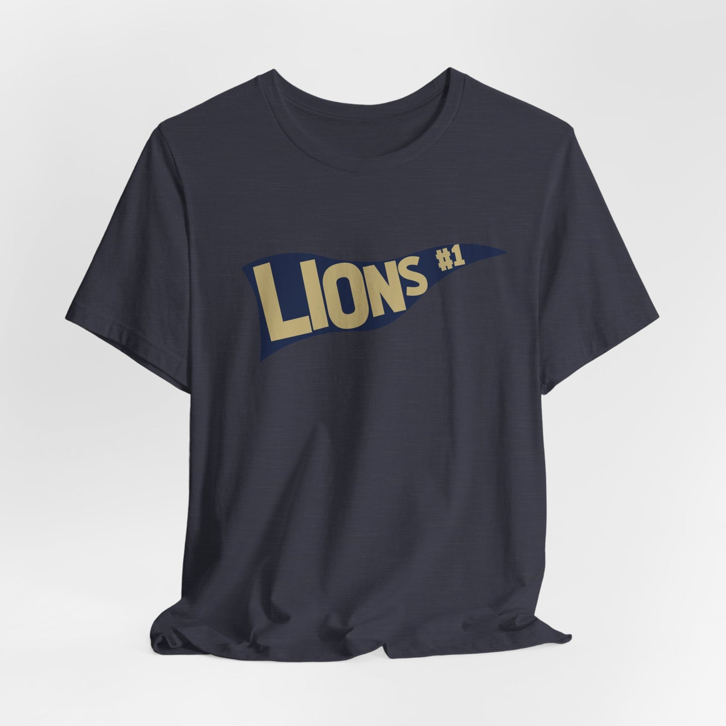 Adult #1 Lions Unisex Jersey Tee - Bella Canvas