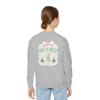 Youth Holly Jolly Nutcracker Sweatshirt - Gildan