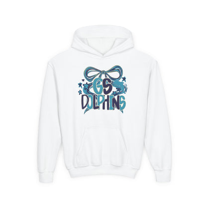 Youth GS Dolphins Bow Tee - Gildan